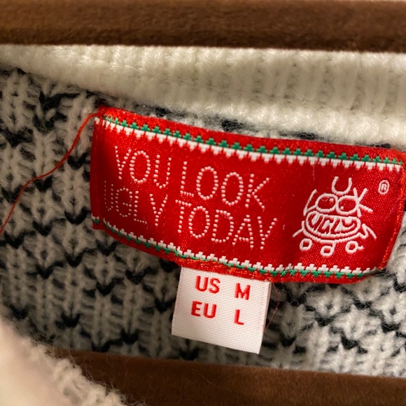 Winter Snowman Ugly Holiday Sweater - Picture 2 of 3